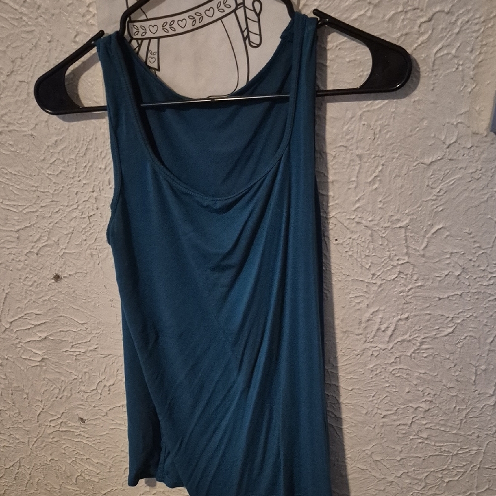 Teal Sleeveless Women's Top
